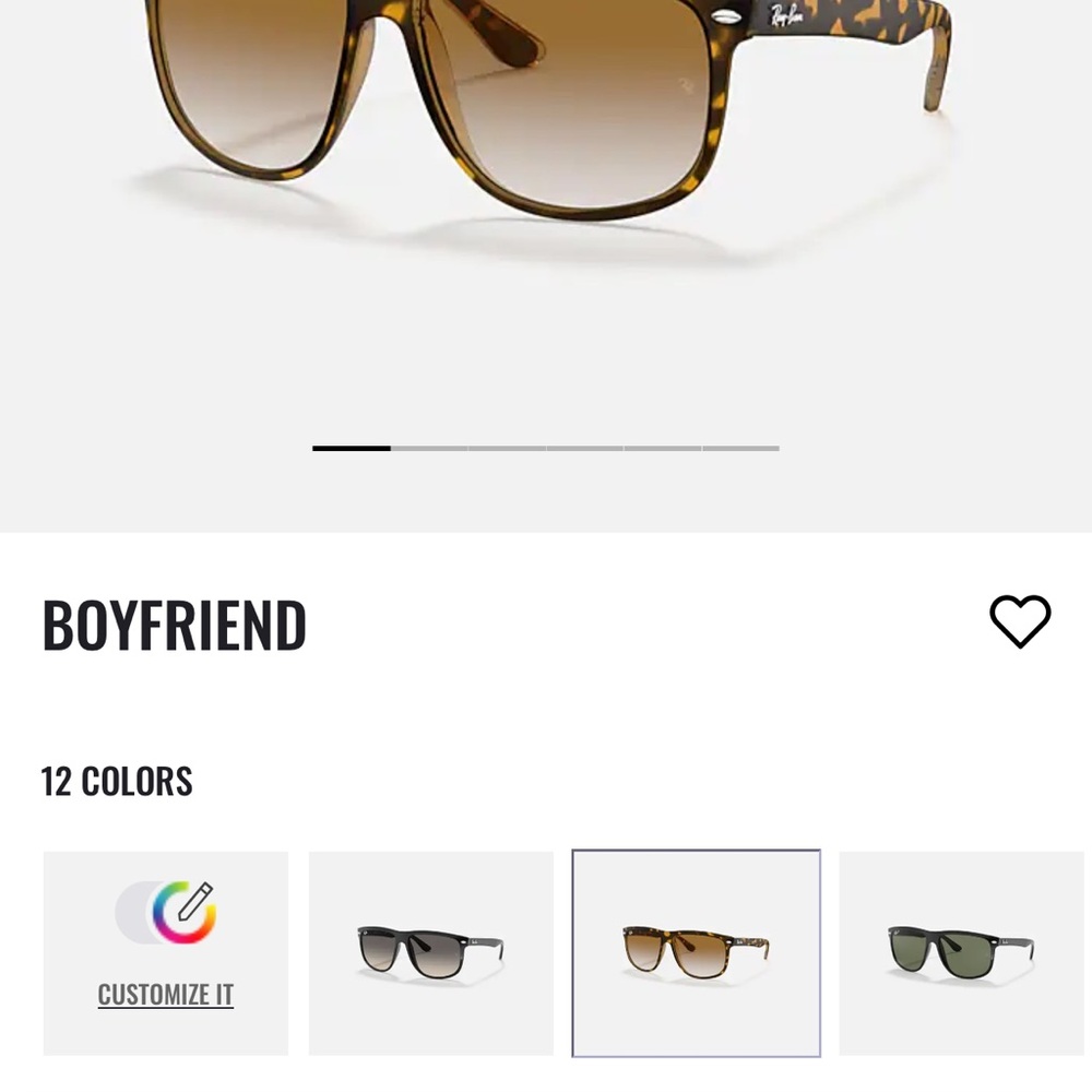 Ray-Ban Boyfriend Square Sunglasses in Tortoise Brown